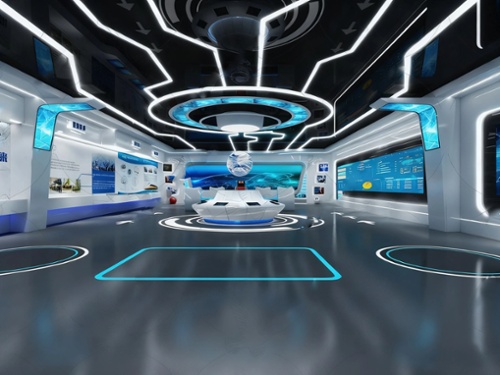 其它科技展台 科技感展示空间3D模型3D模型免费下载_3dmax模型_3D艺墅网