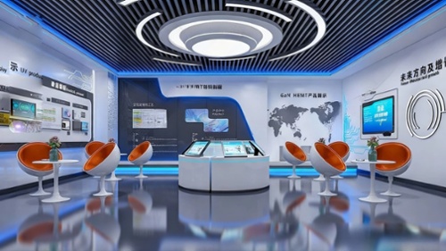 其它科技展台 科技感展示空间模型（现代造型/功能展示）3D模型免费下载_3dmax模型_3D艺墅网